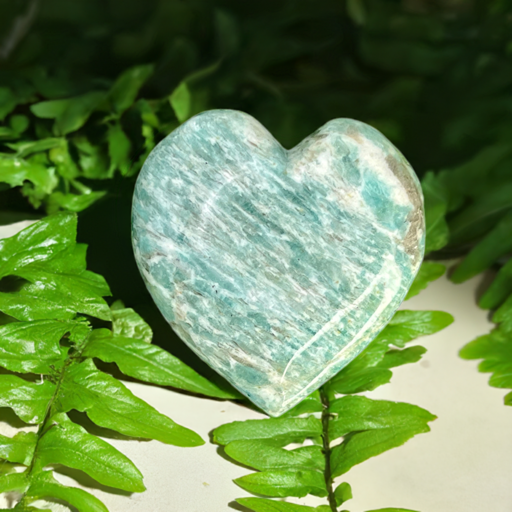 
                  
                    Amazonite Heart Stone
                  
                