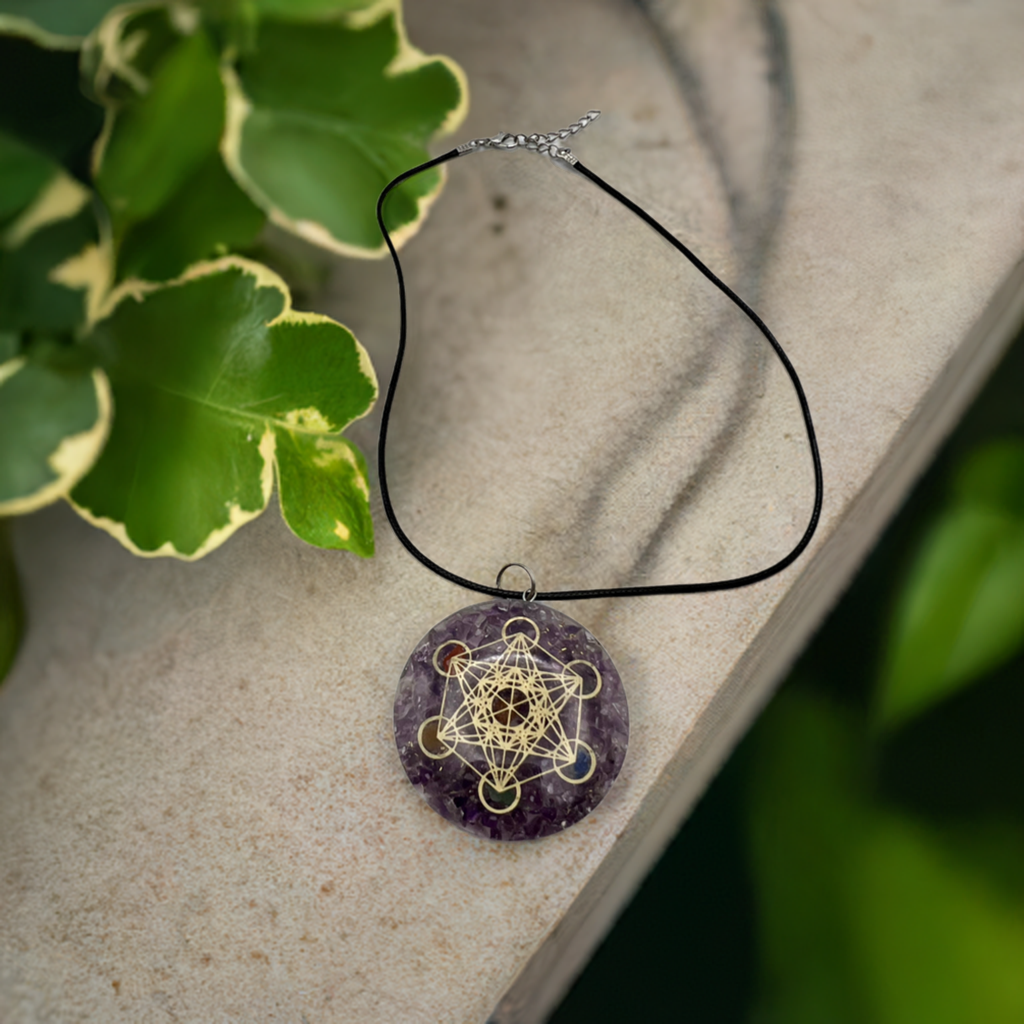 
                  
                    Amethyst Chakra Alignment Necklace
                  
                