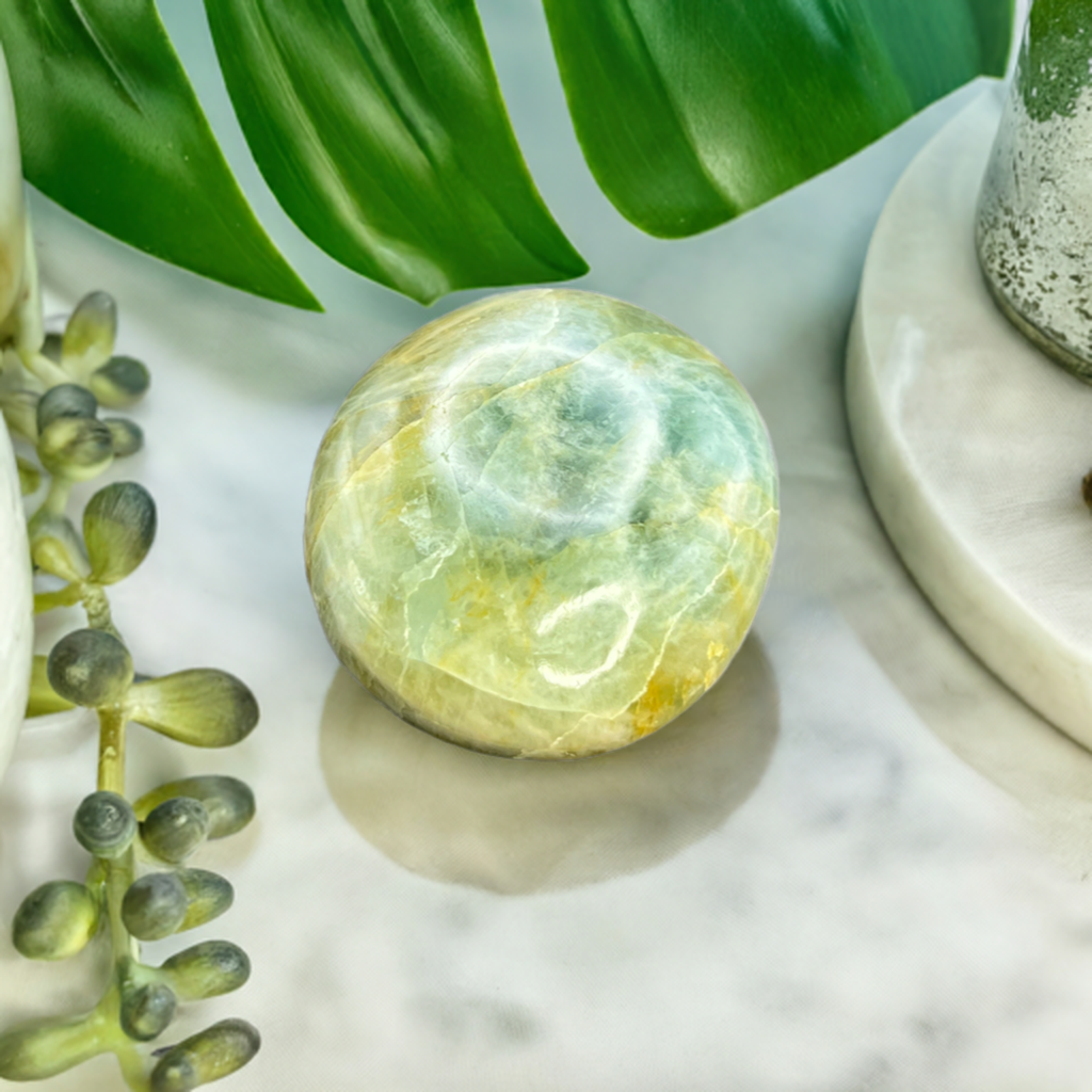 
                  
                    Aquamarine Palm Stone
                  
                