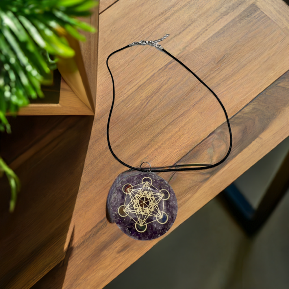 
                  
                    Amethyst Chakra Alignment Necklace
                  
                