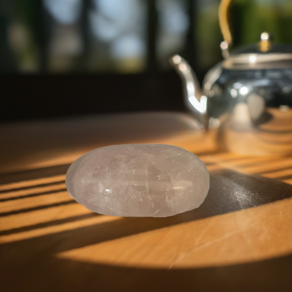 
                  
                    Rose Quartz Palm Stone
                  
                