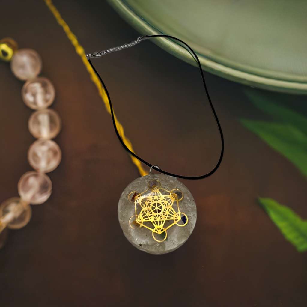 White Calcite Chakra Alignment Necklace
