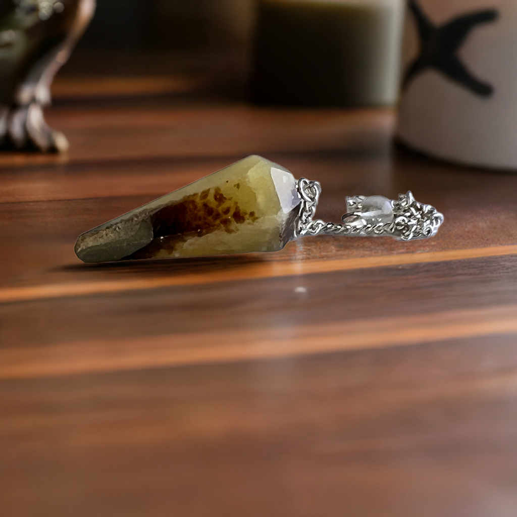 
                  
                    Mookaite Jasper Stone Pendulum
                  
                
